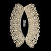 Elegant Lace Collar with Pearls Fashionable Women Collar Retros Neck Accessory for Fashionable Women