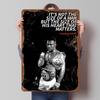 Evander Holyfield Boxer Metal Posters Custom Vintage Metal Signs Wall Art Tin Plaque for Man Cave Home Deco Bedroom Decoration