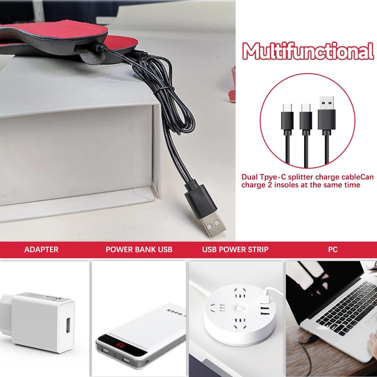 Solette Riscaldanti Elettriche 2100mAh – Lavabili Con Telecomando, 3 Livelli Di Calore 40-60°C, Taglie 35-46, Per Sci E Caccia
