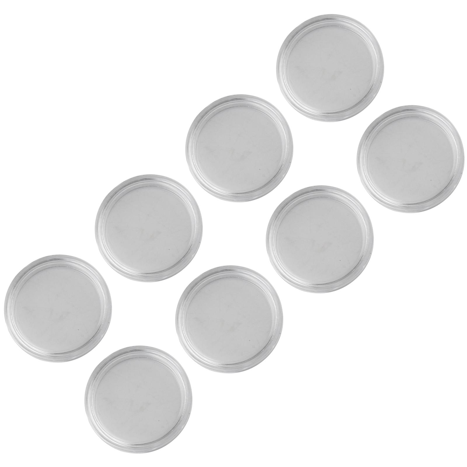 

Collecting Money Organizers Round Clear Plastic Coin Holders Coin Collections Storage Box Protection Case Capsule Box