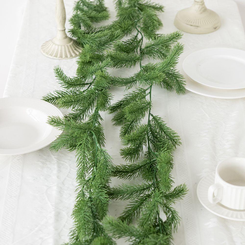 72 Mesh Artificial Plant Pine Needle Vine Decor Outdoor Garden Home Living Room Festival Party Wedding Photography Prop Diy Gift