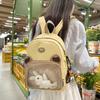 Schoolbag Cute Backpack Backpack 1011 Large Capacity Pain Bag New Doll Shoulder Bag Cartoon School Bag Internet Celebrity Japan and Korea