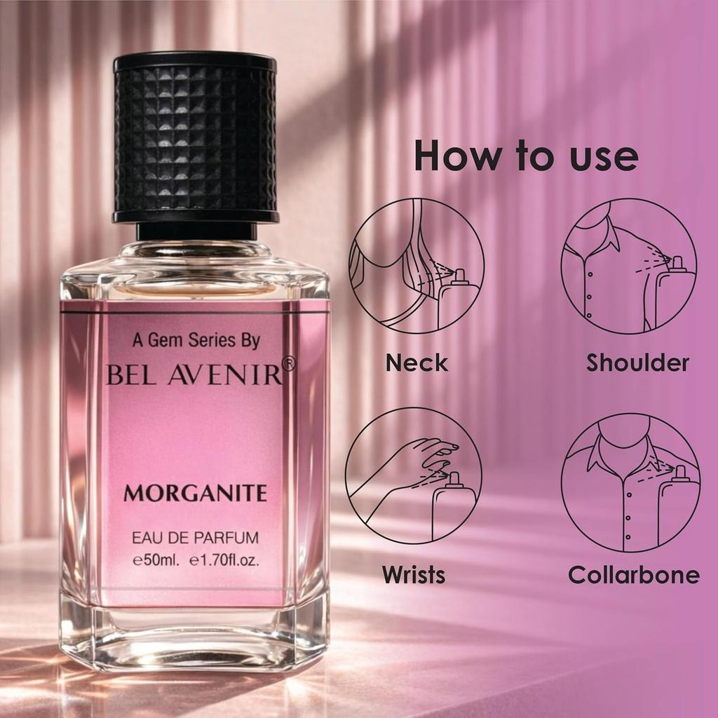 Bel Avenir Morganite Long Lasting Unisex Perfume | 50 ML