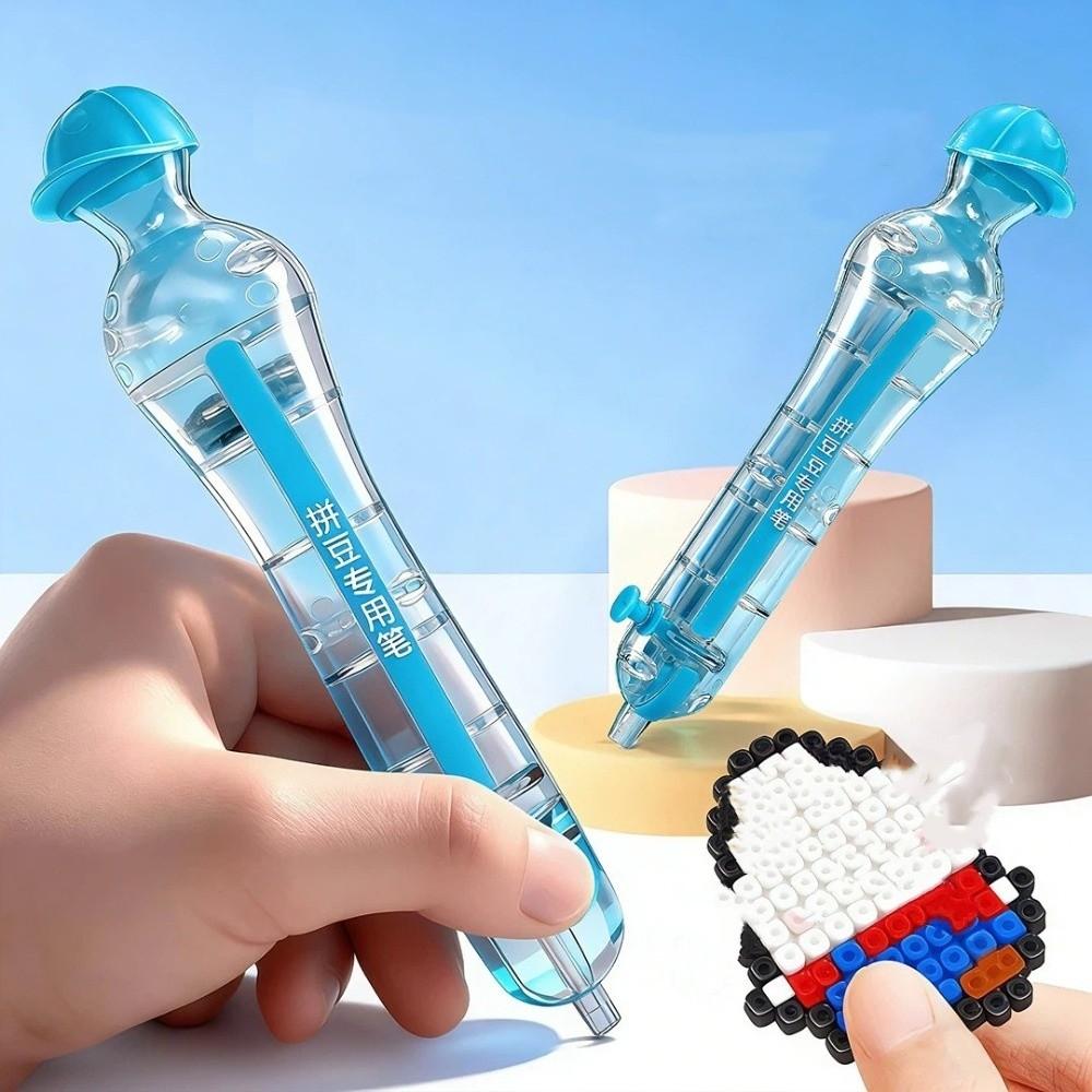 2,6mm Spitze Automatischer Perlenstift Pixel Puzzle Transparenter Perlenpositionierungsstift Bequemer Griff Anti-Rutsch Perlenplatzierungsstift