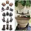 3Pcs Outdoor Potted Resin Flower Pot Support Bonsai Stand Plant Pot Foot Plant Stand