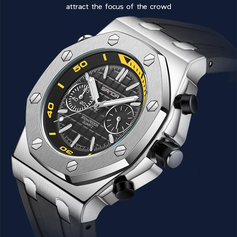 Quartz Movement Wristwatches Man Casual Waterproof Date Sports Watches Clock For Men Male Relogio Masculino