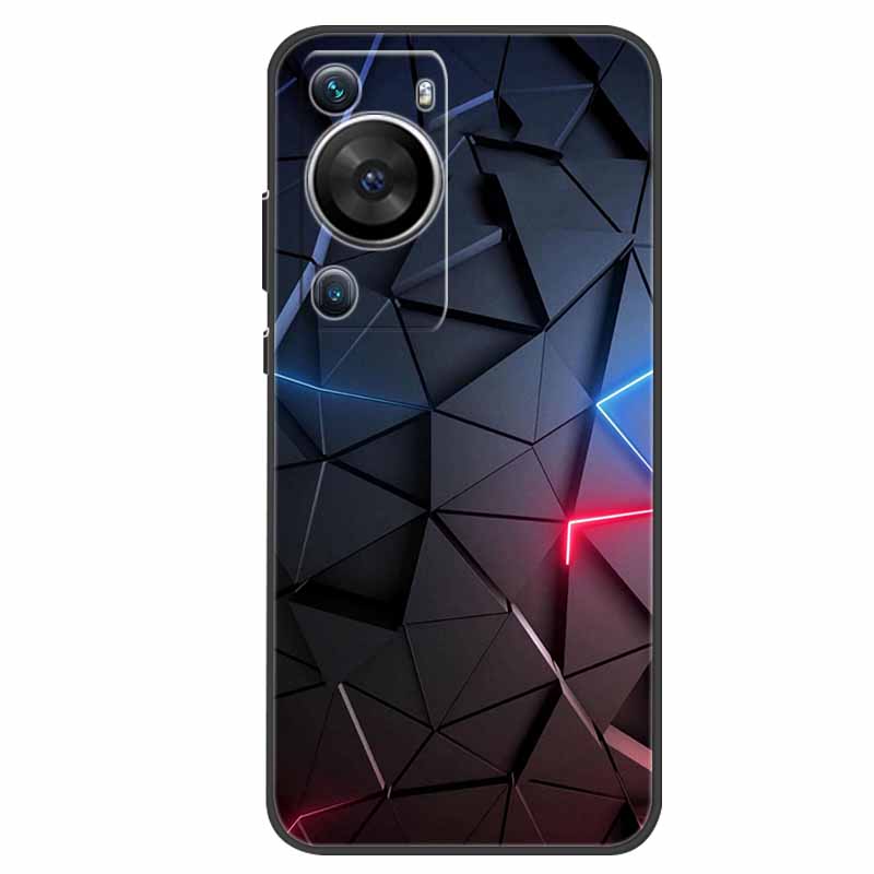 For Huawei P60 Pro Case Animals Protector Soft Silicone Phone Back Cover Cases for Huawei P60 Pro Coque Shockproof Wolf New Capa