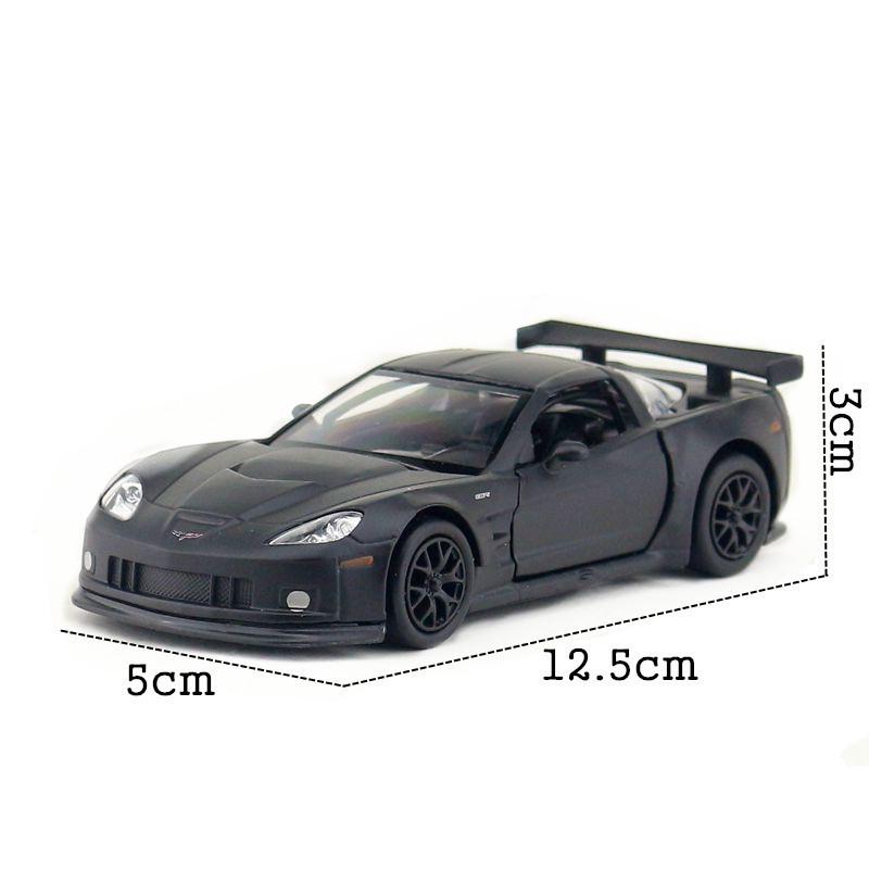 Chevrolet Corvette C6 Alloy Car Model 1:32 Scale With Inertia Control For Collectors
