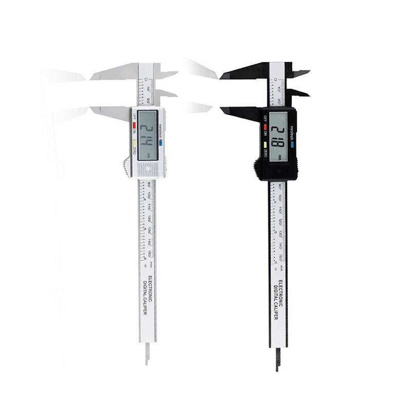 Hot Sale Eyebrow Shaping Microblading Accessories Electronic Digital Vernier Caliper 2 Colors Electronic Plastic Digital Caliper чёрный