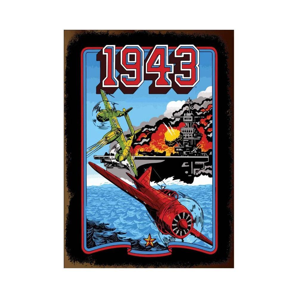 80s Retro Arcade Metal Sign, Vintage Game Tin Plaque 20x30cm