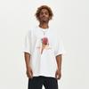 New Summer Pure Cotton Round Neck Men's Cartoon Ice Cream Harajuku Short-sleeved T-shirt Chinese Style Loose