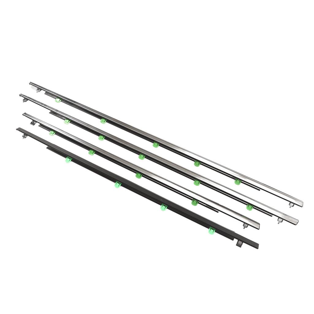 4Pcs Car Window Molding Trim High Stability 72410 SWA A01 Weather Strip Seal for CR‑V 2007‑2011