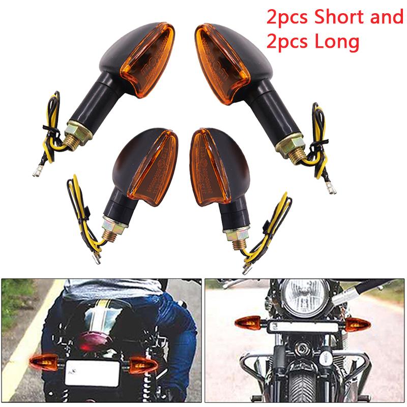 Universal Motorcycle Halogen Turn Signal Light Motorcycle Blinker Lights 12V 10mm Turn Signal Lamp For Honda For YAMAHA