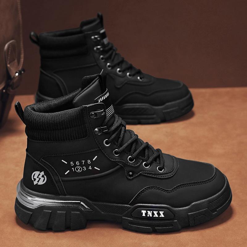 

Fashion CYYTL Mens Boots Leather Ankle Cowboy Combat Winter Tactical Motorcycle Chelsea Casual Shoes Work Outdoor Hiking Designer Luxury 44