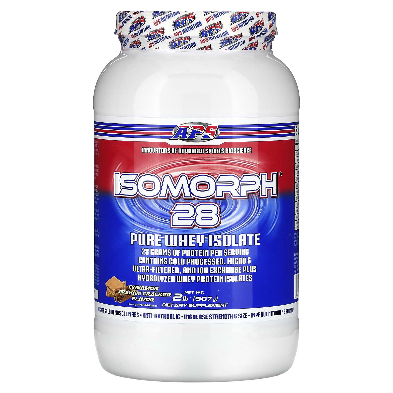 

APS, Isomorph 28, Pure Whey Isolate, Cinnamon Graham Crackers, 2 lb (907 g)