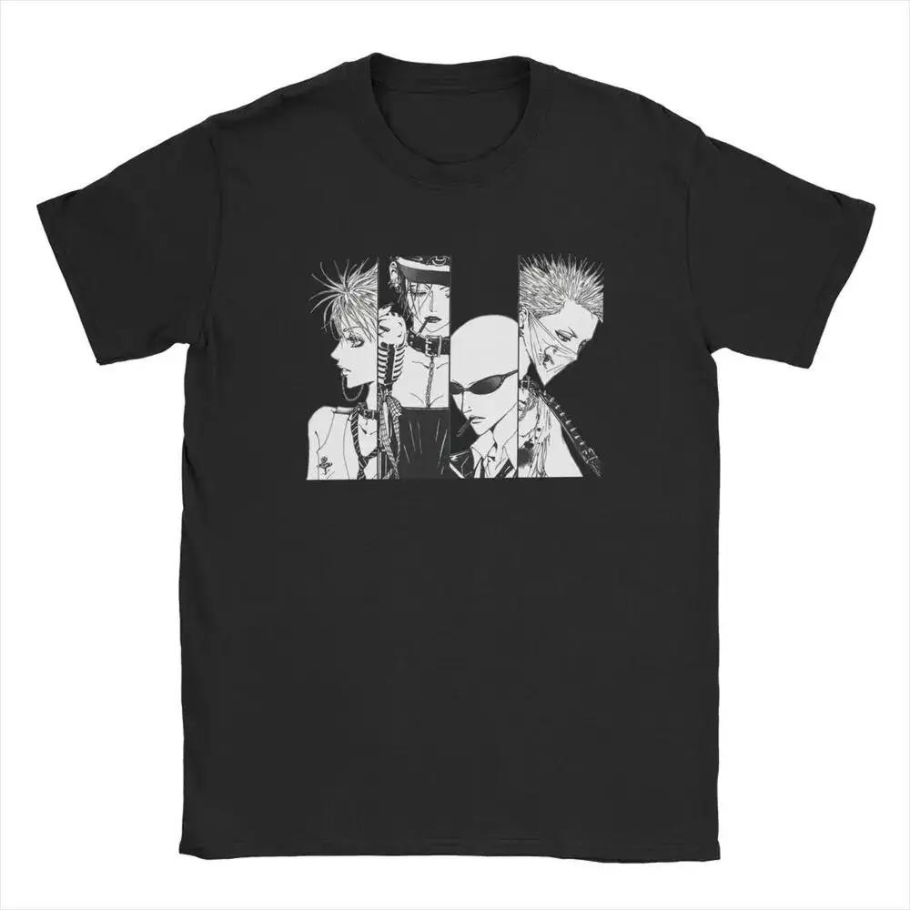 NANA Osaki T-Shirt Lässig Harajuku Streetwear Japanische Kleidung T-Shirt Mode Rock Punk Kurzarm Übergröße T-Shirt Unisex