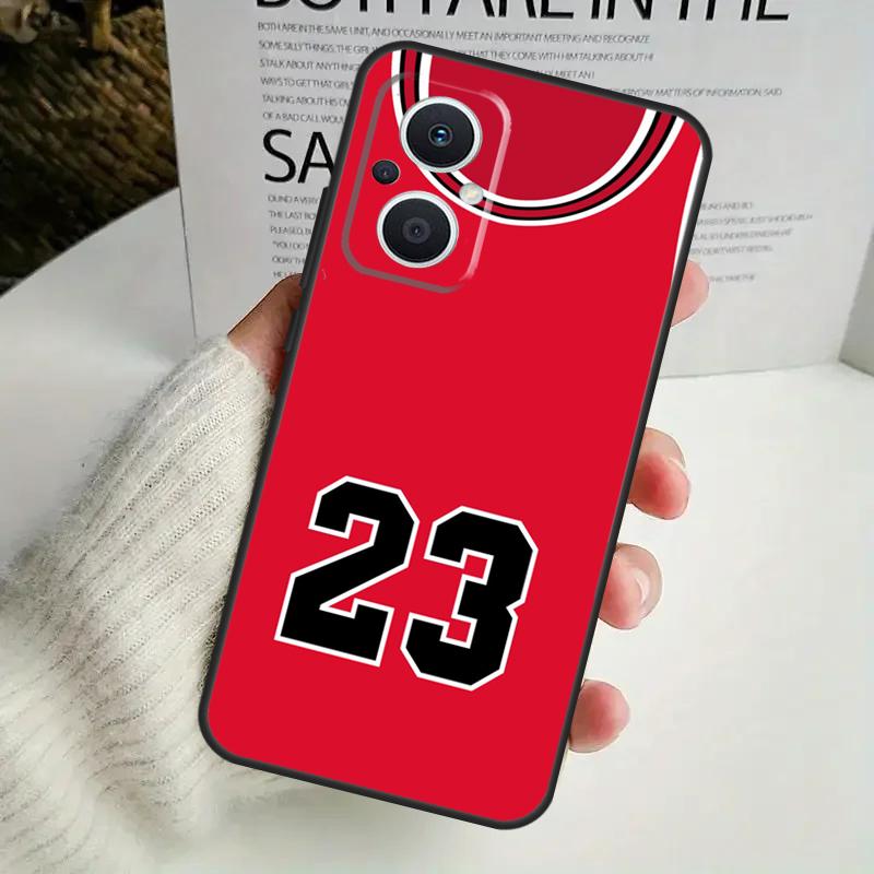 Basketball Number 23 Case For OPPO Reno 8T 4Z 5Z 8 10 11 Pro 4 5 6 7 Lite OPPO Find X6 Pro X3 X2 X5 Lite Cover