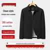 Dibinze Men's Plus Size Casual Lapel Jacket