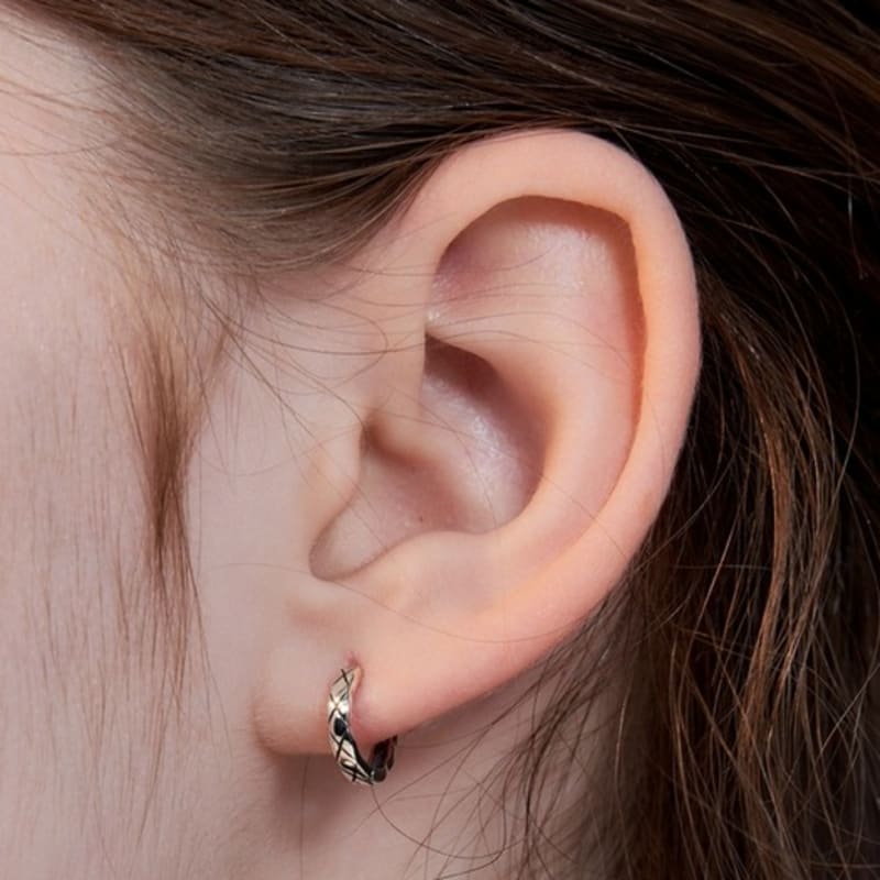 Hei DIAMOND ONE-TOUCH EARRING