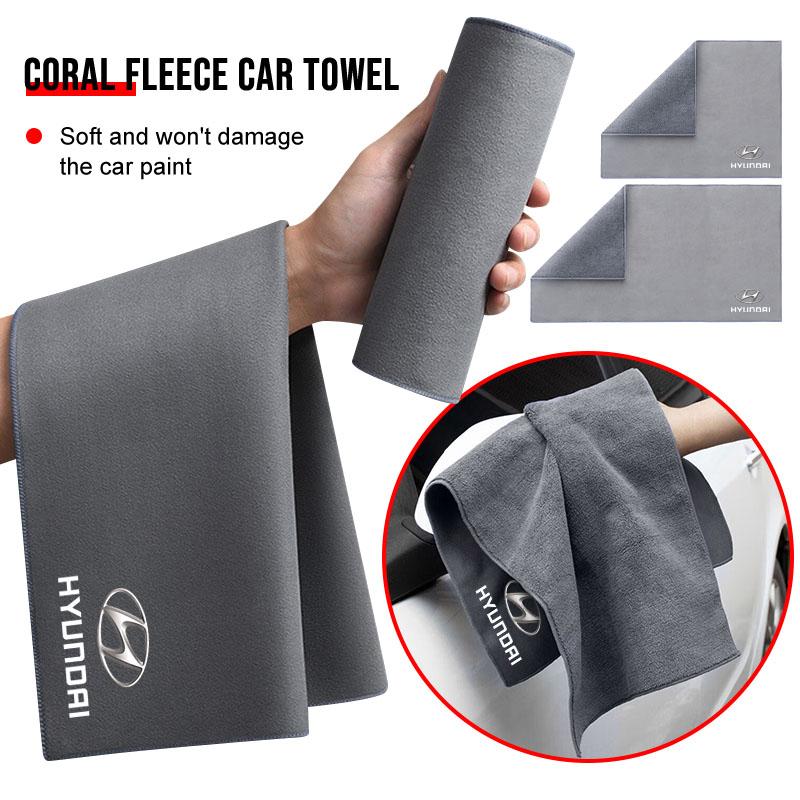 1Pcs Car Special Cleaning Towels Cleaning Soft Brush Car Tools For Hyundai Santa Fe Sonata Solaris Azera Creta I30 Ix25 Tucson IX35