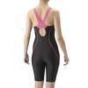 Swimsuit Fitness One Piece Spats Black X Pink Size M [Arena] (Open Back/Half Leg/Hatch Pad) Women's (BKPK)