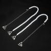 Elegant & Sexy Bra Straps - Versatile Chain Link Style with Anti-Slip Design, Perfect for Weddings & Gifting, All-Season Wear