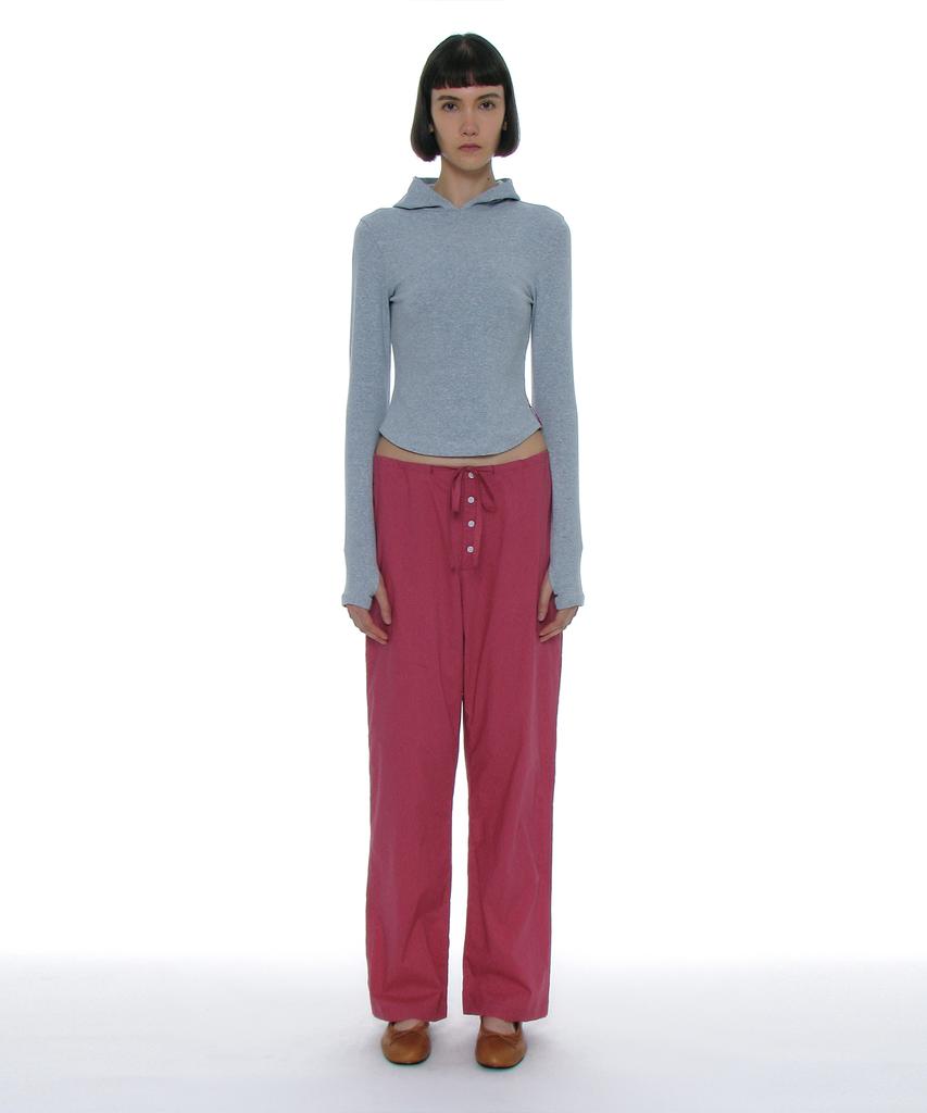 PARTIMENTO WOMEN Pwc Button-Pointed Easy Pants_5 Colors
