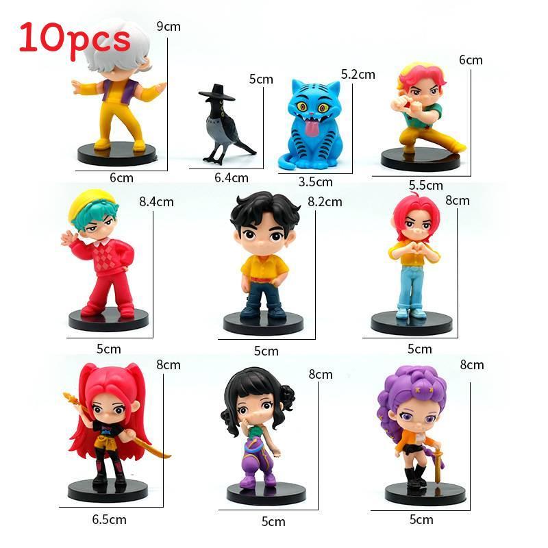 

Kpop Demon Hunters Pvc Collectible Toy With Figures For Anime Fans