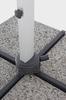 Garden Parasol 400X400Cm Bolzano Ibis Aluminum Gray