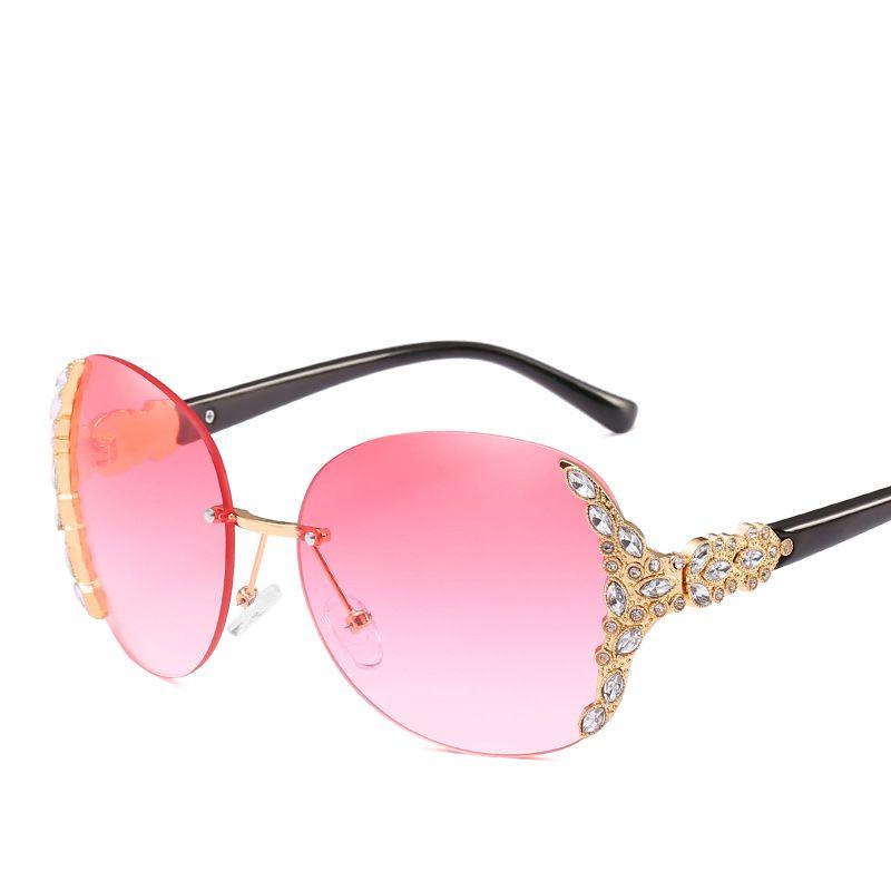 Stylish And Timeless Men Women Vintage Mirror Frameless Flat Lens Sunglasses