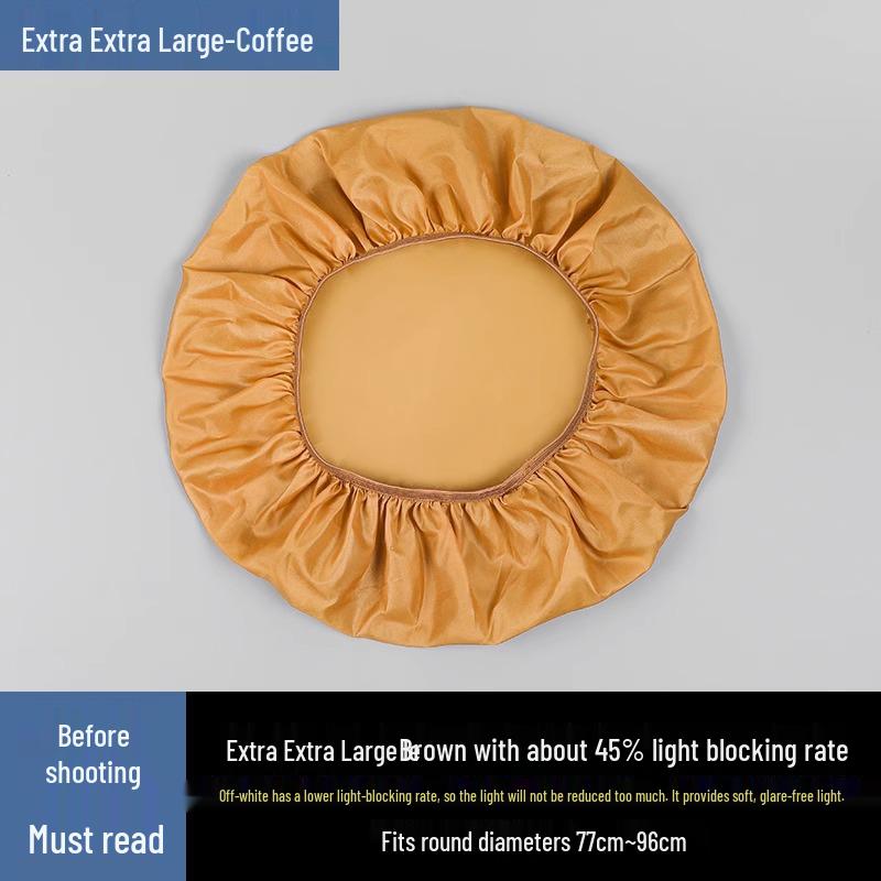 Anti-Glare Lampshade for Table and Ceiling Lamps - Parchment Film Shell Cover Lighting Accessory