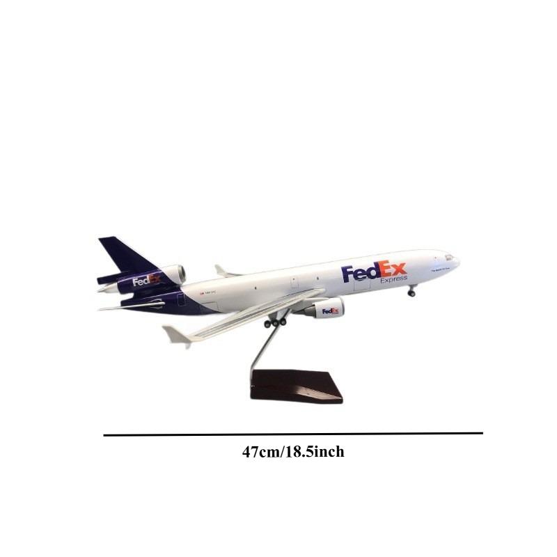 1:130 McDonnell Douglas MD-11 Federal Cargo Aircraft Model, Simulating Static Aircraft, Interior Decoration Crafts