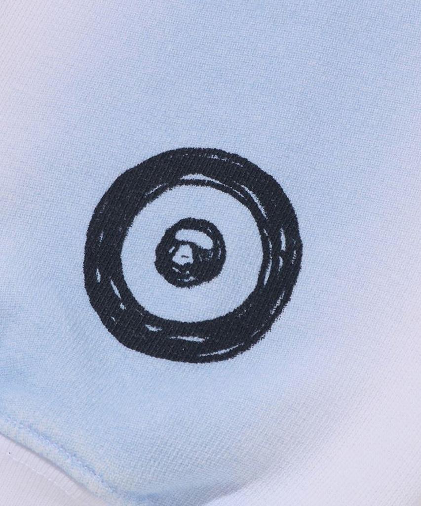 Bape Hand Draw Football Shark Relaxed Fit Full Zip Hoodie (M) White