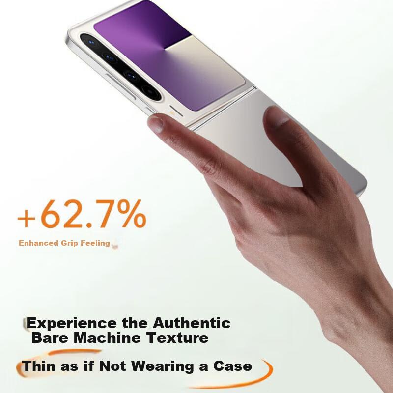 ESCASE Transparent PC Ultra-Thin Full Protection Anti-Drop Phone Case for Huawei Pura X Classic Edition, Compatible with Pura X Smartphone