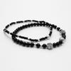 Onyx and Beads 2-Piece Slim Bracelet Bz473