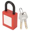 25mm Lockout Tagout Lock Nylon Shackle Safety Padlock with Keys for Industrial Equipment