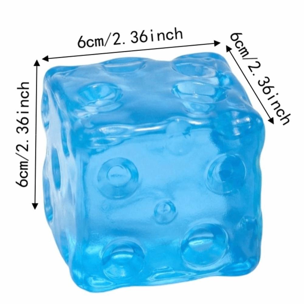 Super Soft Cheese Squeezed Cube Anxiety Relief Cheese Stress Ball Cheese Pinch  Home Decoration