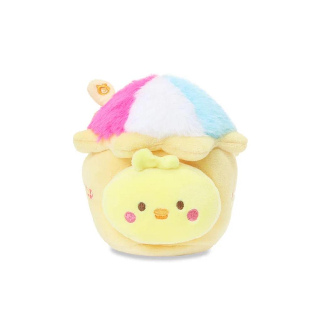 IRISRAIN ANIROLLZ Summer Series Shaved Ice Chicky Plush Toy, Small, 14x15x15cm, ANI-CK-PB7