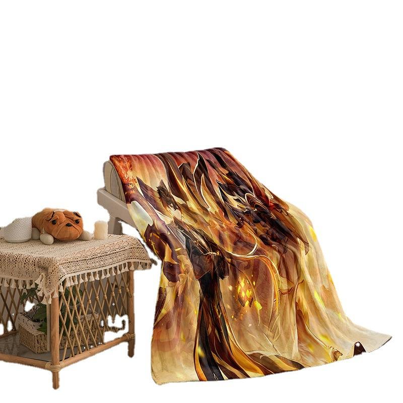 Cartoon Original God Series Double-Sided Flannel 3D Digital Printing Blanket Blanket
