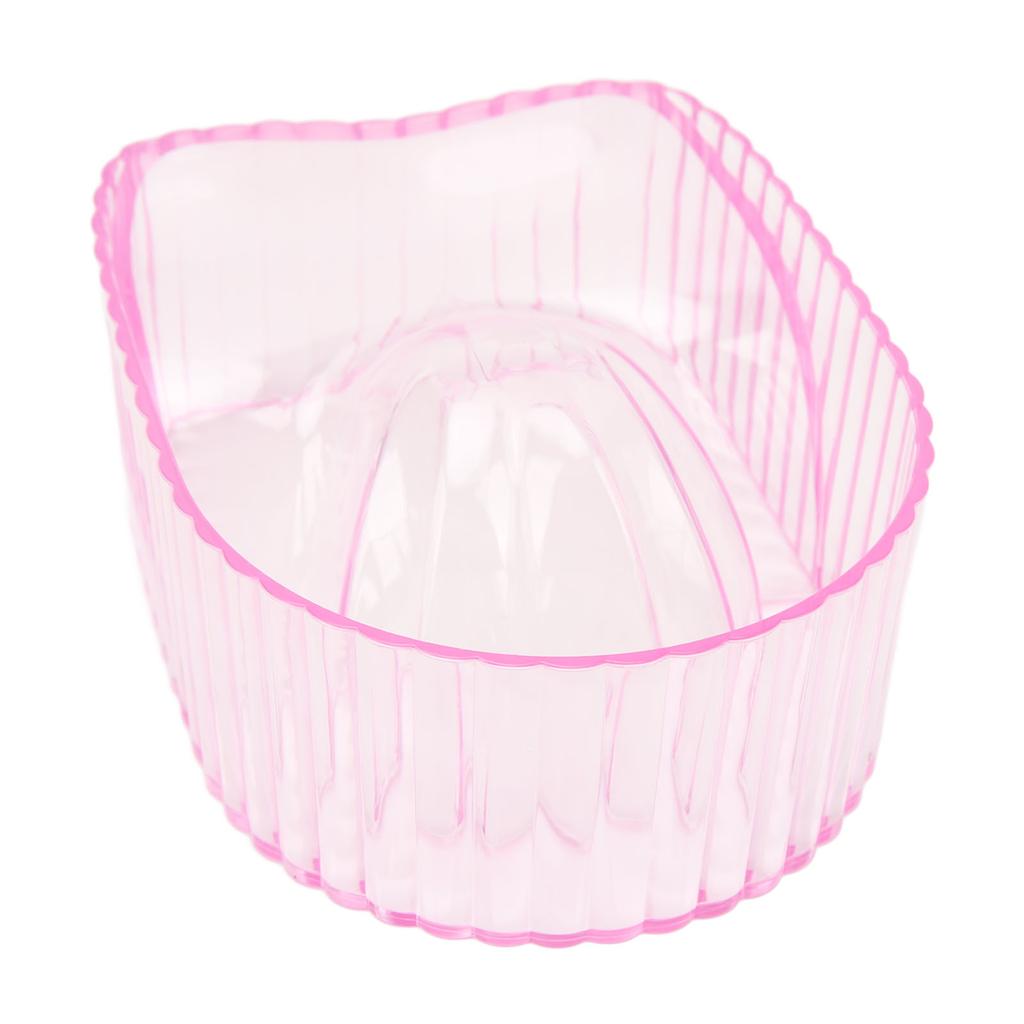 Hand Soaking Bowl Acrylic Soften Dead Skin Clean Nail Manicure Wash Soaker Tray for Beauty Salon