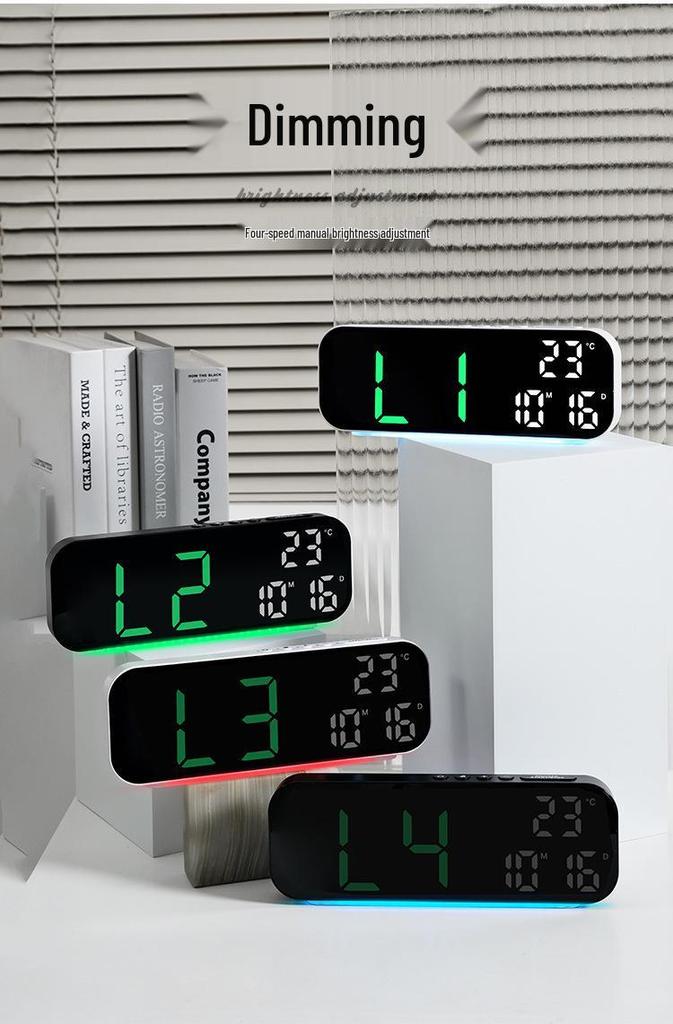 Multi-function RGB Ambient Alarm Clock Night Light GH9015