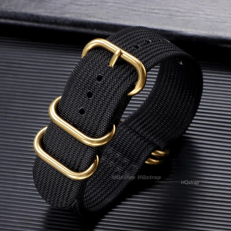 

Ribbed Nylon Watchband 18mm 20mm 22mm 24mm Nylon Watch Strap for Seiko Watchband for Military Men Women Watch Band Bracelets 18mm чёрный