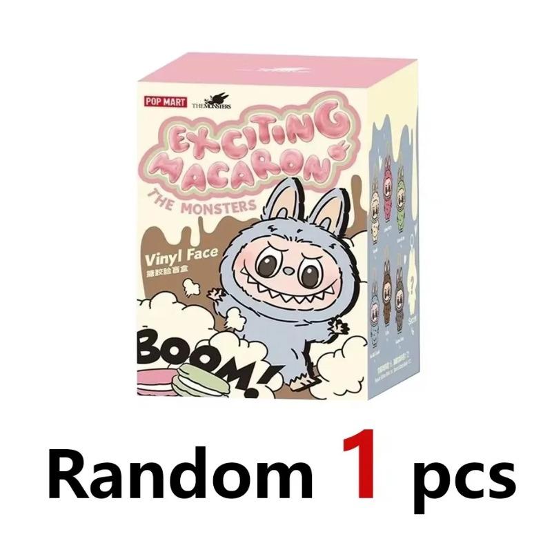 NEW INS Korea Pop Mart 17cm Labubu Cloth Mystery Box Blind Heartbeat Macaron Series Doll Labu Cloth Plush Backpack Pendant Girl Gift Phone Lanyard