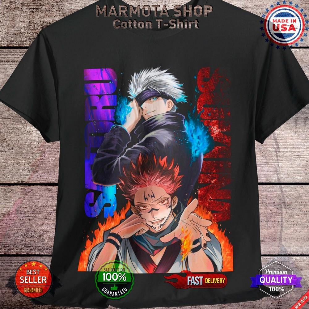 

Gojo Satoru Jujutsu Kaisen T-Shirt Sukuna Anime Japanese Tee Shirt Manga JJK All S