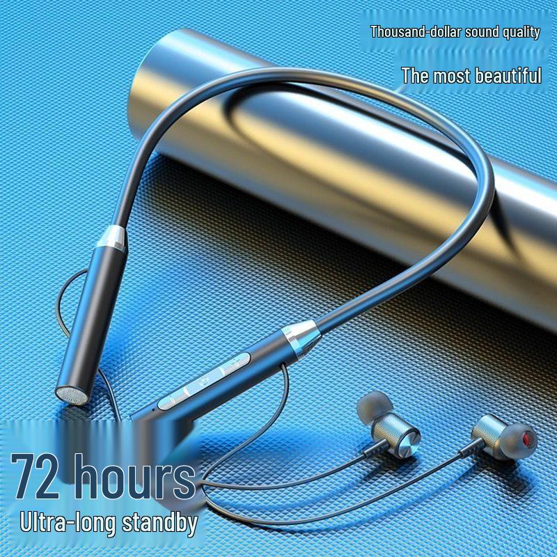 Bluetooth Sports Neckband Headphones K21 - Dual In-Ear, Long Battery Life.