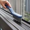 Multiuse Stiff Bristle Bathroom Brush With BuiltIn Hair Remover For Tight Space Corners Floor Efficient Cleaning 2Pcs