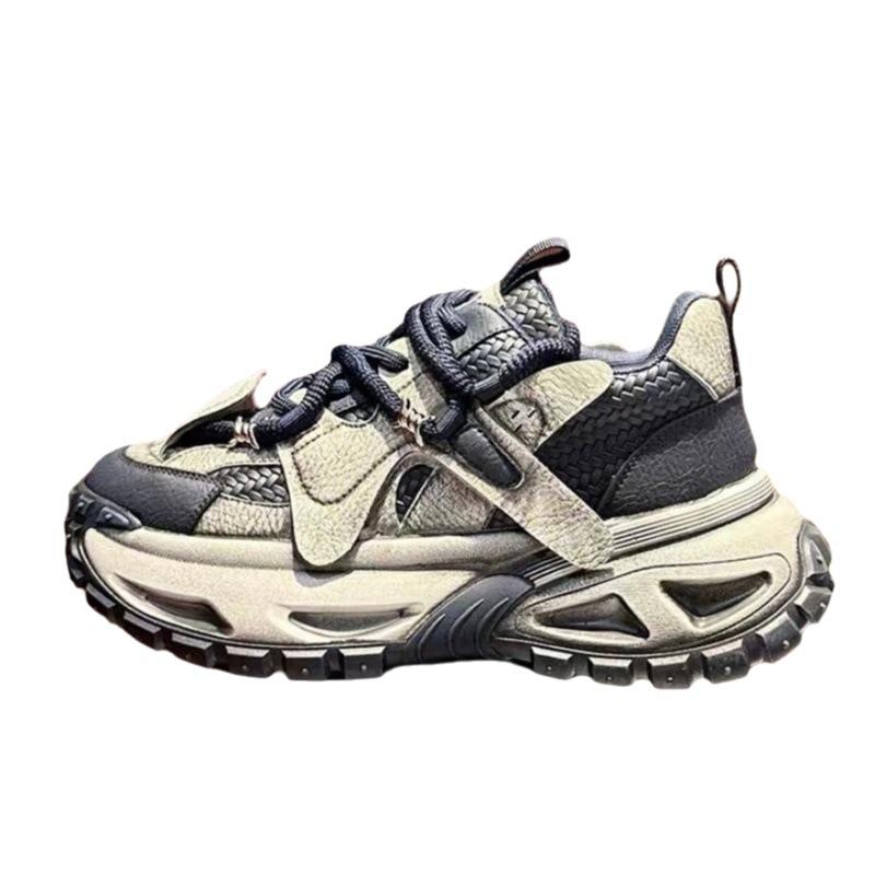 Autumn new retro old dad shoes breathable platform shoes