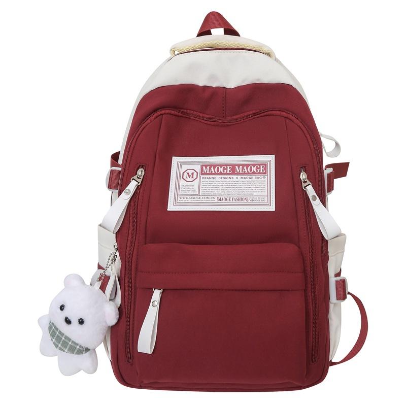 Schoolbag Junior High School Student Schoolbag Girl High School Mori High Value Middle School Student Large Capacity Backpack Ins Backpack Advanced