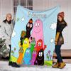 Personalized Custom Name Blanket - Barbapapa Print Design,Blanket for Sofa,Bed,Travel,Camping - Soft and Warm, Great Gift