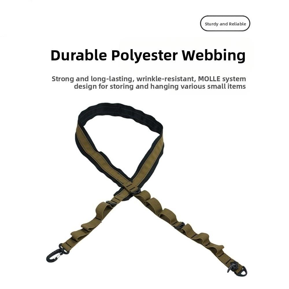 Multi-functional Crossbody Harness Adjustable Camping Hangings Rope  Storage Solution
